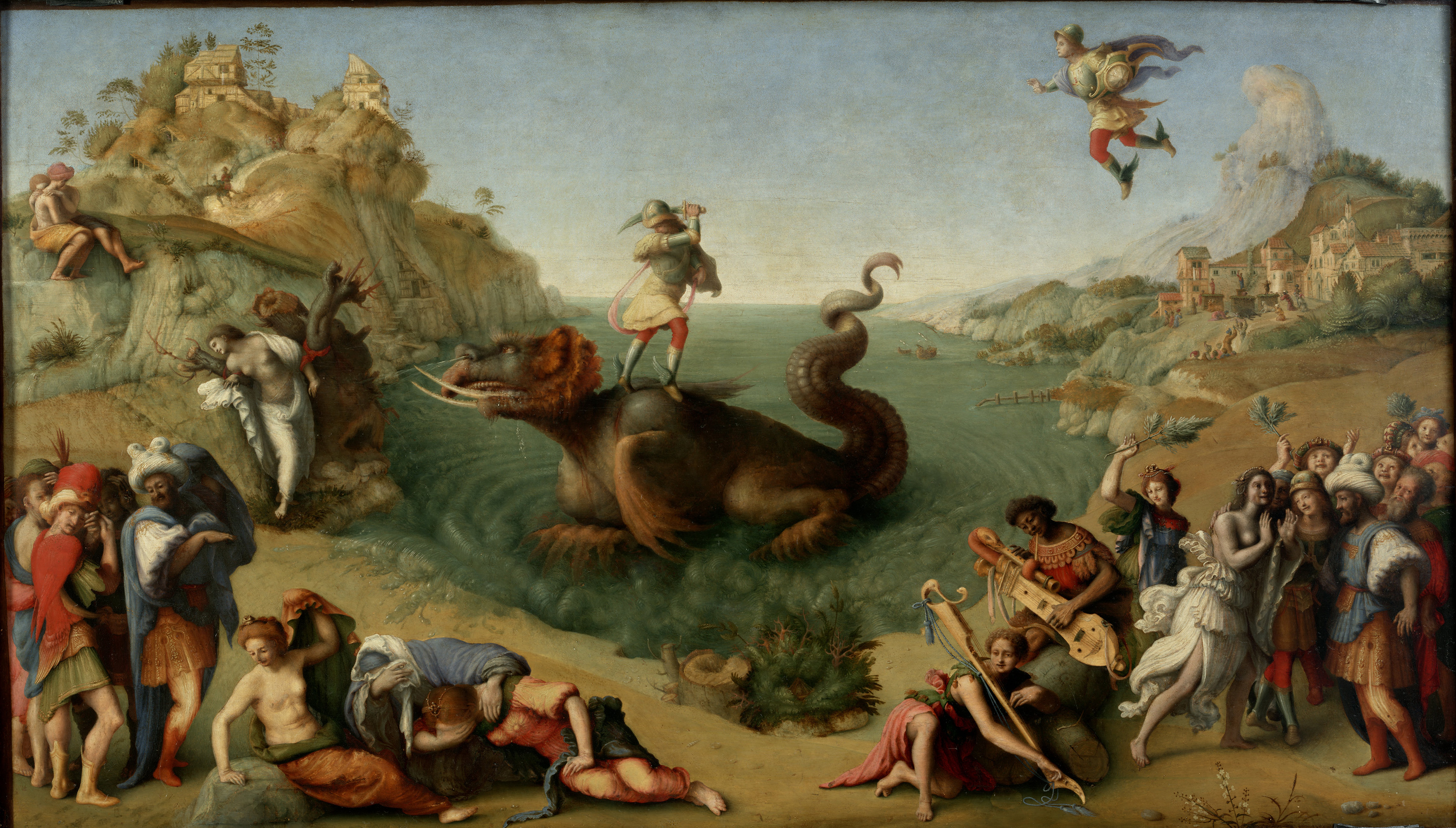 Andromeda freed by Perseus